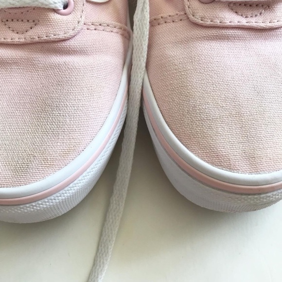 Vans pink Old Skool  sneakers GUC - light stain  size 3 youth - Picture 5 of 10
